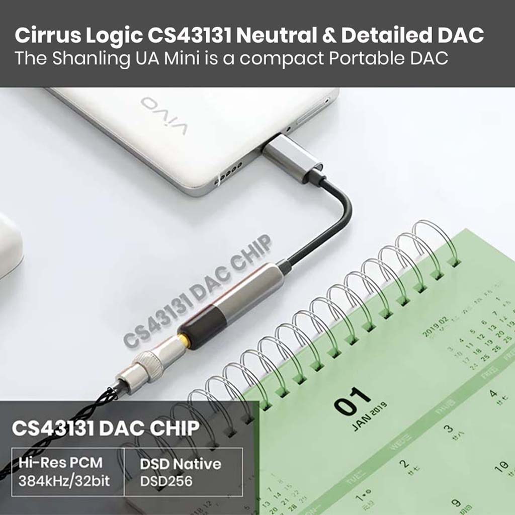 Shanling UA Mini DAC AMP Cirrus Logic CS43131