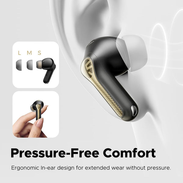 SoundPEATS - Capsule3 Pro+ xMEMS Speaker AI Adaptive ANC Wireless Earbuds - 15