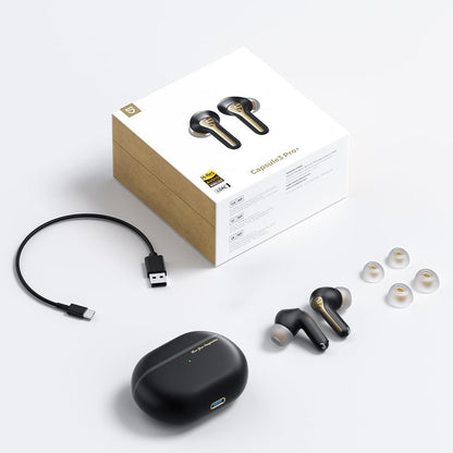 SoundPeats Capsule3 Pro Plus TWS Earbuds Box content