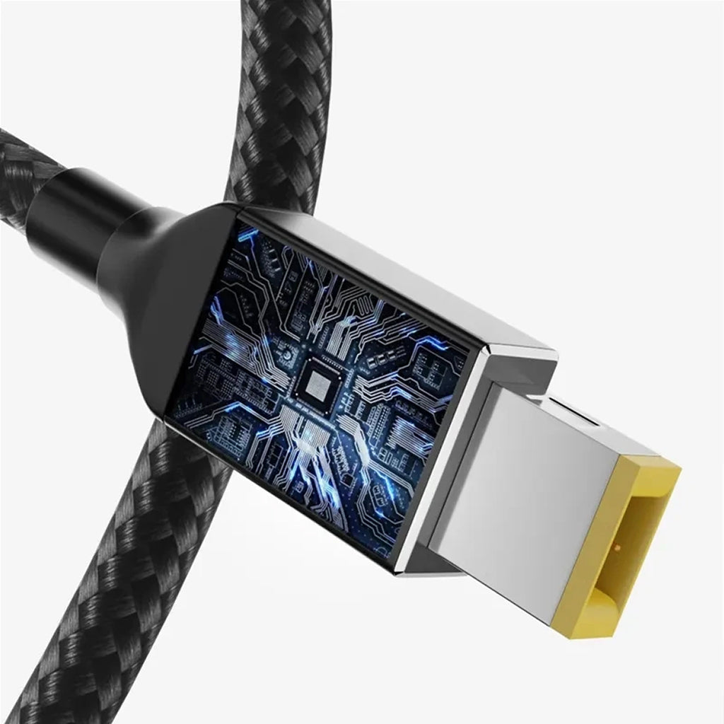 TECPHILE 100W PD Charging Nylon Cable for Lenovo Laptop