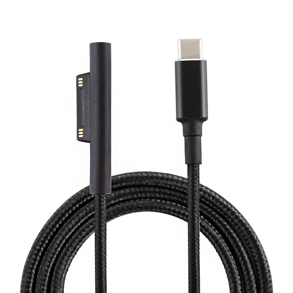 TECPHILE 100W Type-C PD Charging Cable for Surface Pro/ Book / Go