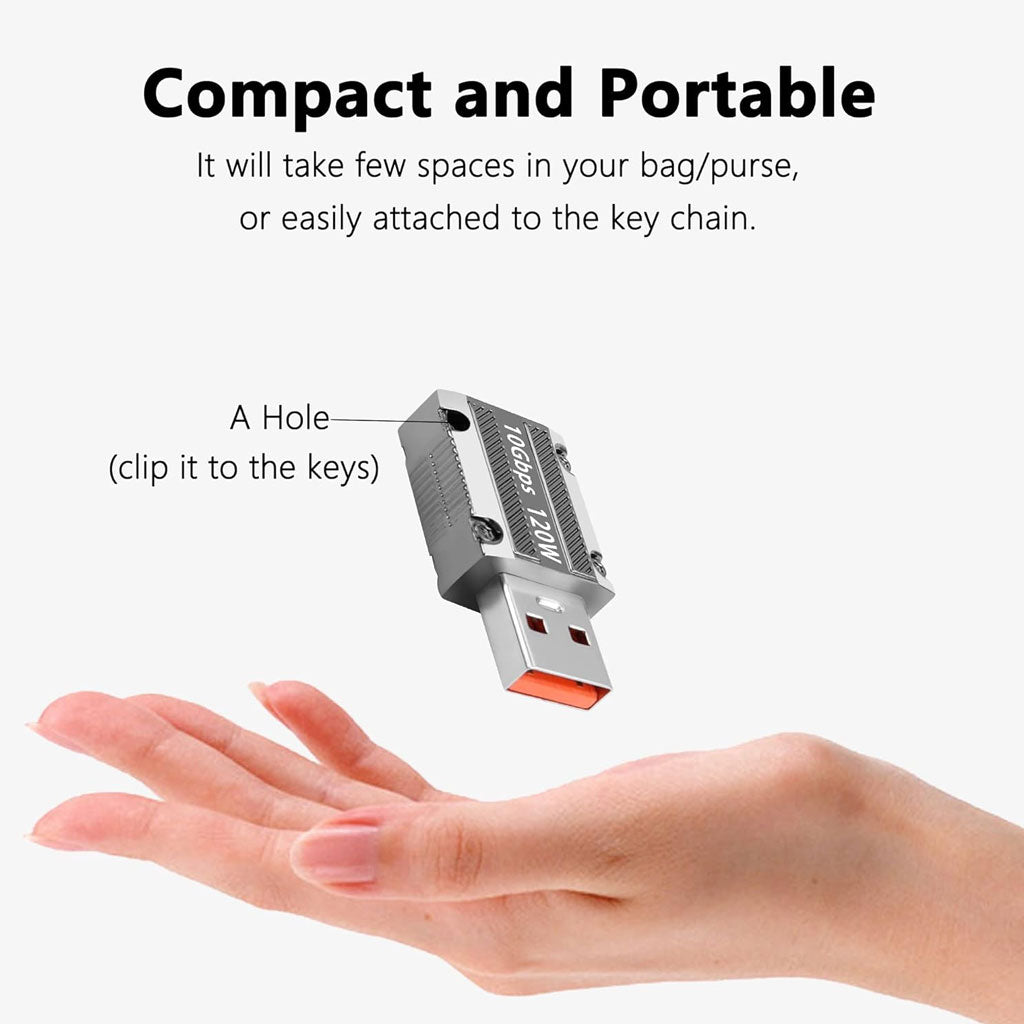 TCPL CA112 USB ACF Aptr Blk keychain holder
