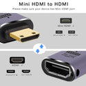 TECPHILE- 8K Mini HDMI to HDMI Adapter - 2