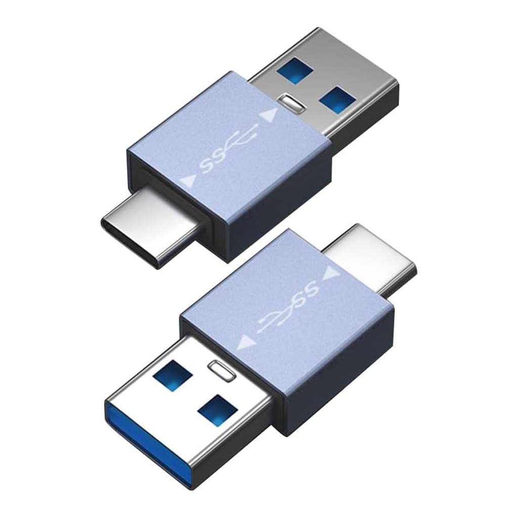 TECPHILE Type C to USB A Converter for Laptop, Tablet