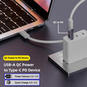 TECPHILE- USB 3.1 QC to Type-C PD Fast Charging Adapter - 3