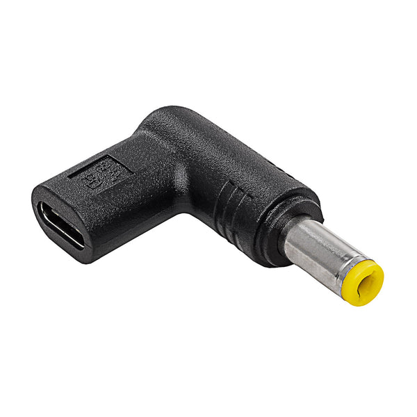 TECPHILE - 100W Type C Female to Asus/Toshiba/ Lenovo/Fujitsu Laptop Adapter - 1