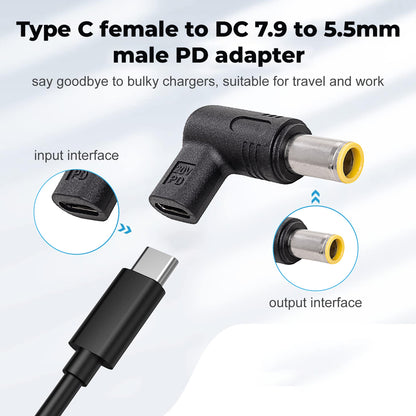 Concept-Kart-TECPHILE-100W-Type-C-Female-to-Lenovo-Laptop-Adapter-Black-3-_9