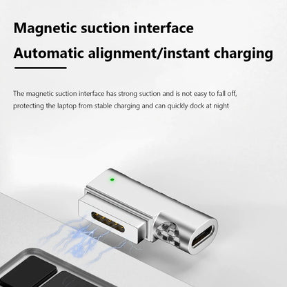 TECPHILE - 100W Female Type-C to Laptop Adapter for MacBook