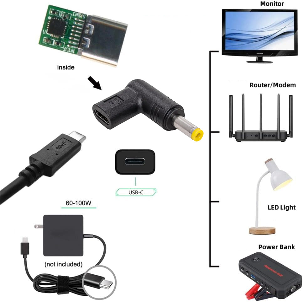 Concept-Kart-TECPHILE-100W-TypeC-Female-to-HP-Laptop-Adapter-Black-3-_6