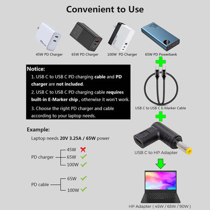 Concept-Kart-TECPHILE-100W-TypeC-Female-to-HP-Laptop-Adapter-Black-3-_7