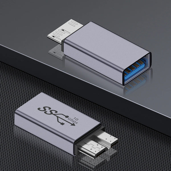 TECPHILE - 10Gbps USB-C/USB-A to Micro B Data Transfer Converter - 7