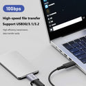 TECPHILE - 10Gbps USB-C/USB-A to Micro B Data Transfer Converter - 13
