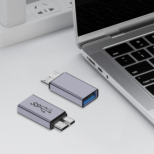 TECPHILE - 10Gbps USB-C/USB-A to Micro B Data Transfer Converter - 4