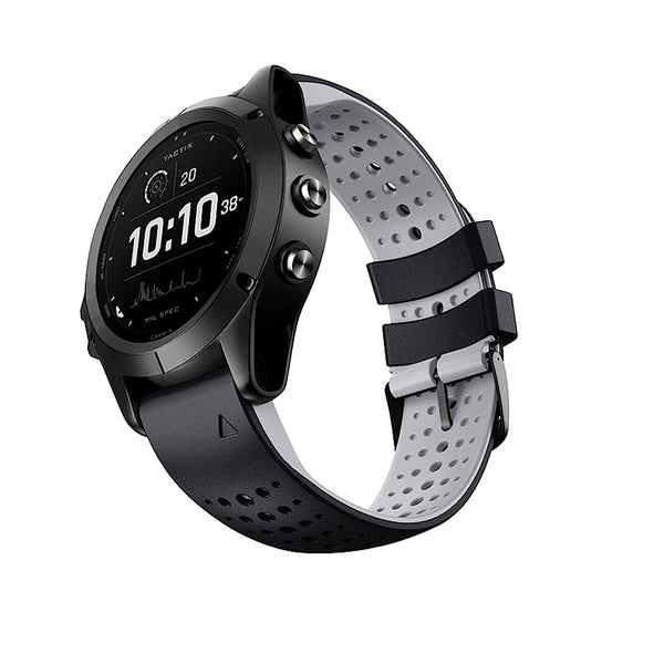 TECPHILE - 22mm Quickfit Garmin Silicon Watch Strap - 16
