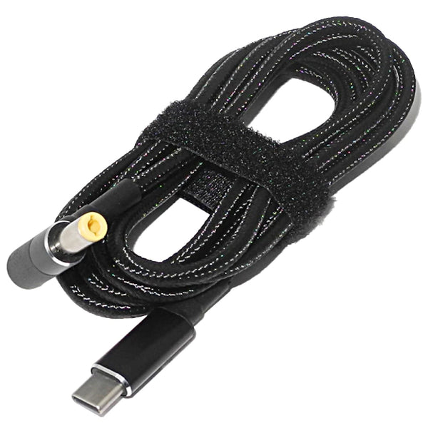 TECPHILE - 100W Type C PD to 5.5x2.5mm Laptop Cable - 2