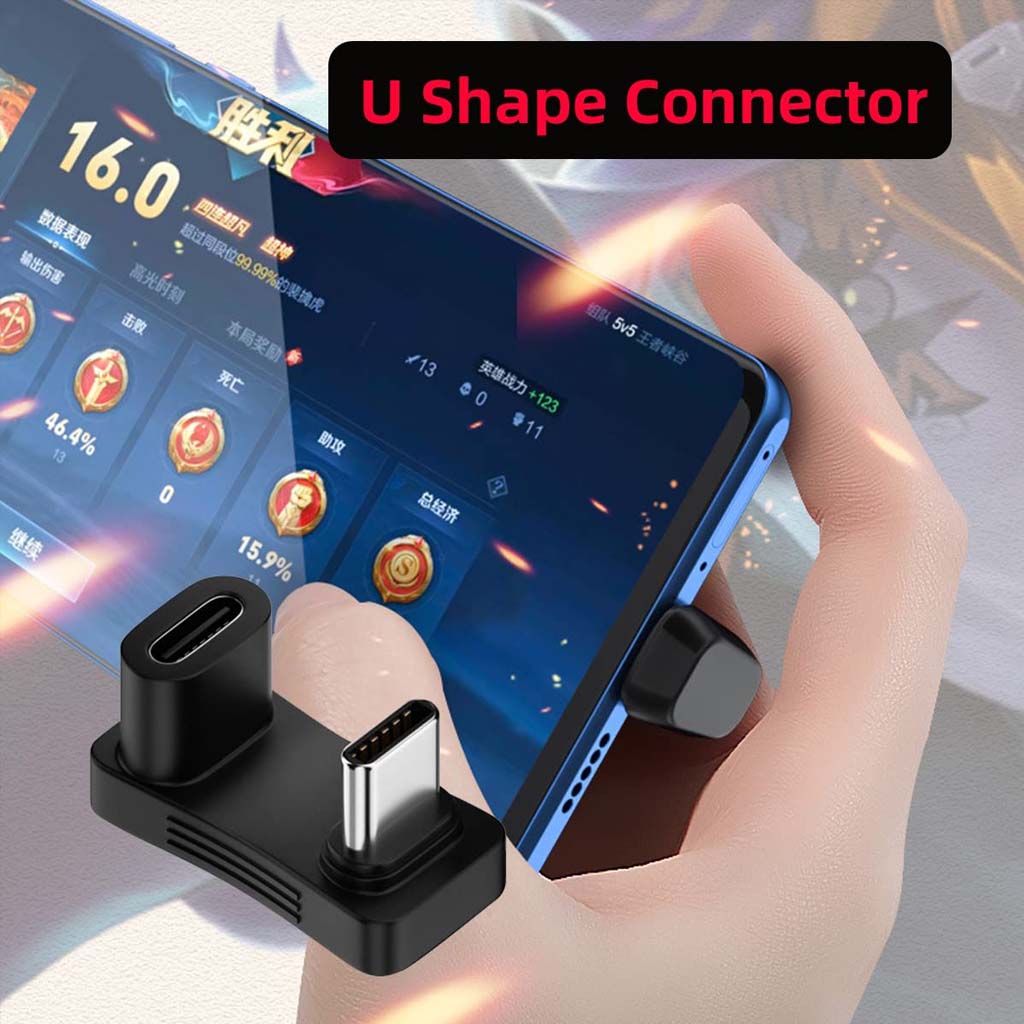 TECPHILE CA107 U_Shape Adapter Grey CM CF U-SHAPE CONNECTER