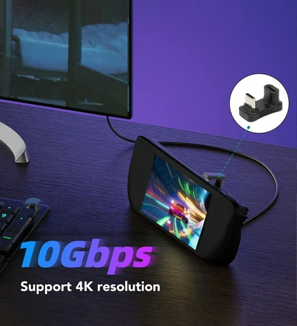 TECPHILE CA107 U_Shape Adapter Grey CM CF 10GBPS