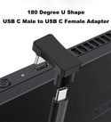 TECPHILE 4K USB C to Type C U Shaped PD Adapter - 3