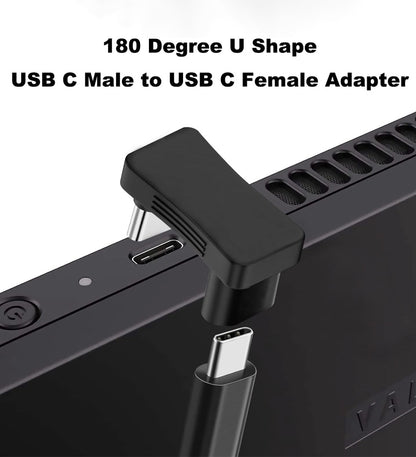 TECPHILE CA107 U_Shape Adapter Grey CM CF 180 DEGREE