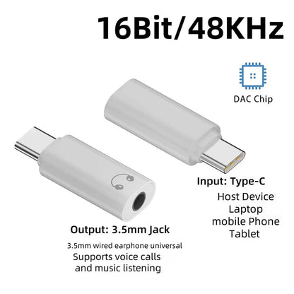 TECPHILE CA113 Headphone_Jack Adapter 16bit/48KHz