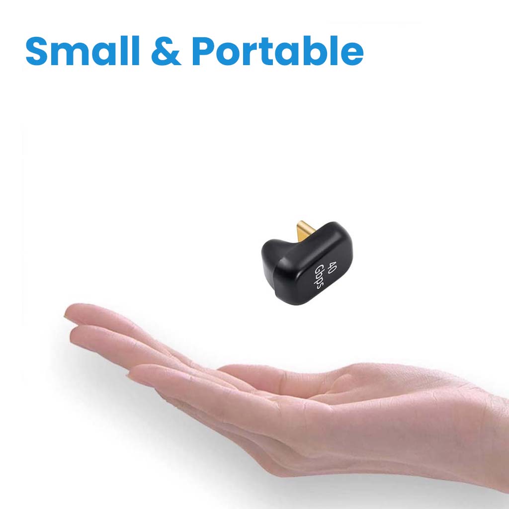 TECPHILE - 100W U-Shape Type-C to USB C Adapter