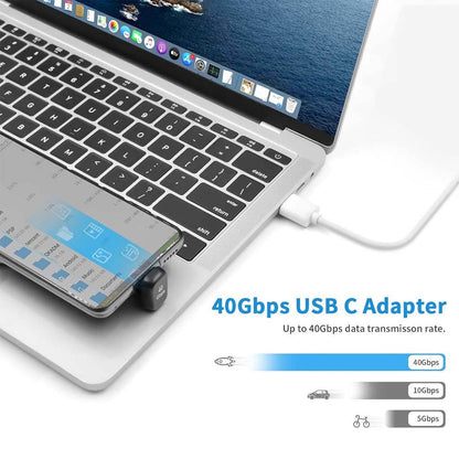 TECPHILE CA118 U-Shape 40gb Adapter 40Gbps USB-C Adapter