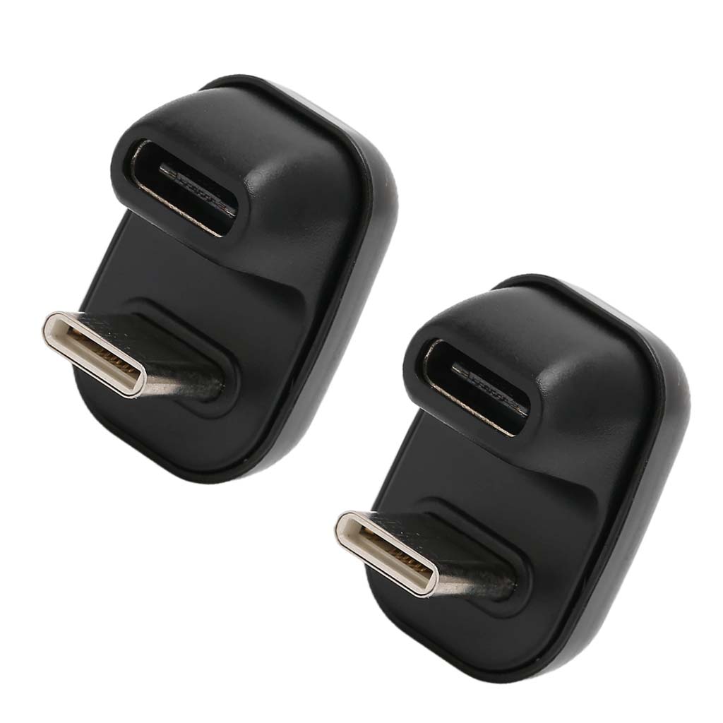 TECPHILE CA119 U-Shape Adapter Black CM pack of 2