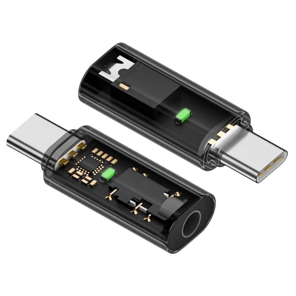 TECPHILE Type-C to 3.5mm Stereo Headphone Jack Adapter