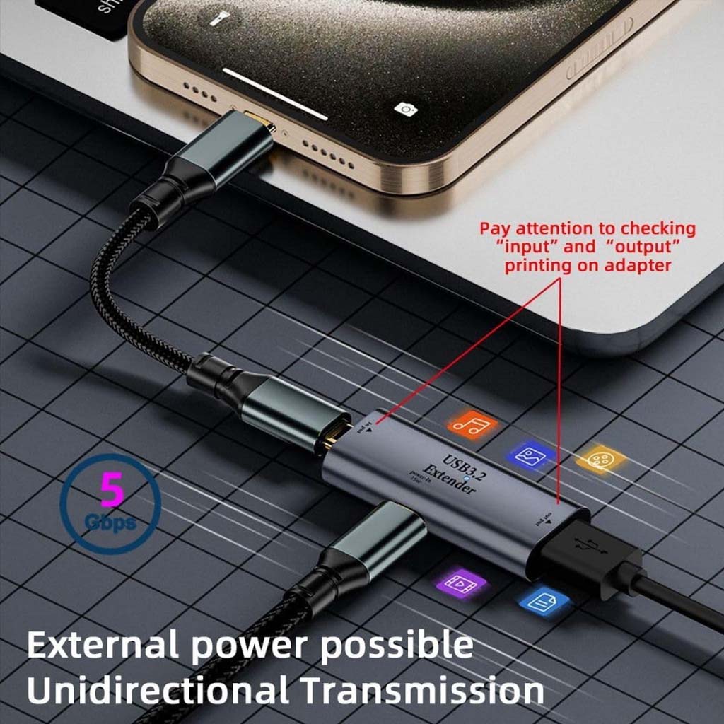 TECPHILE CA122 Hub Extender Grey  03