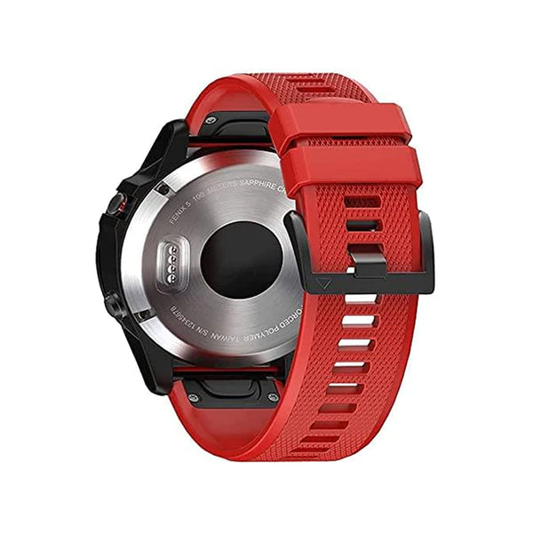TECPHILE – Garmin Fenix 5 Quick Fit 22mm Silicone Watch Strap - 2