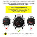 TECPHILE – Garmin Fenix 5 Quick Fit 22mm Silicone Watch Strap - 10