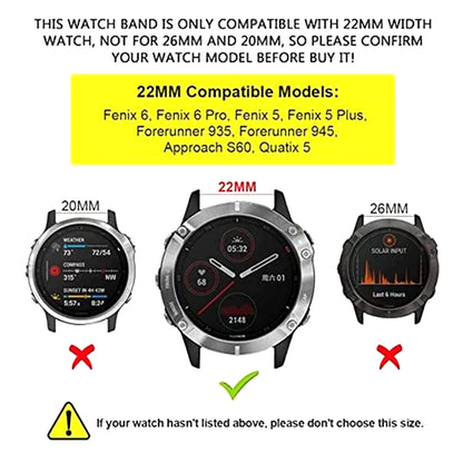 Concept-Kart-TECPHILE-Garmin-Fenix-5-Quick-Fit-22mm-Silicone-Watch-Strap-Red-_2