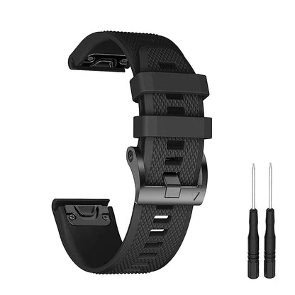 Concept-Kart-TECPHILE-Garmin-Fenix-5-Quick-Fit-22mm-Silicone-Watch-Strap-_2