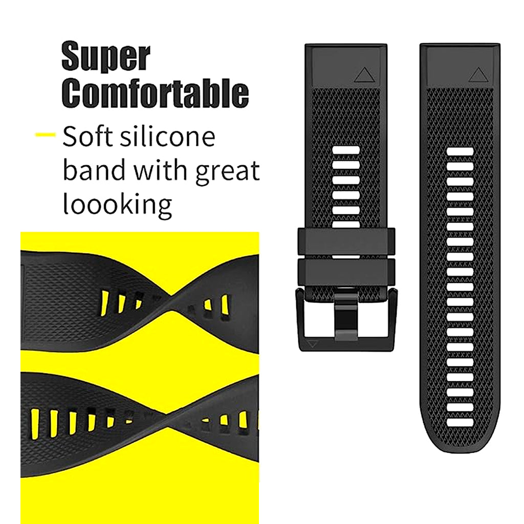 Concept-Kart-TECPHILE-Garmin-Fenix-5-Quick-Fit-22mm-Silicone-Watch-Strap-_5