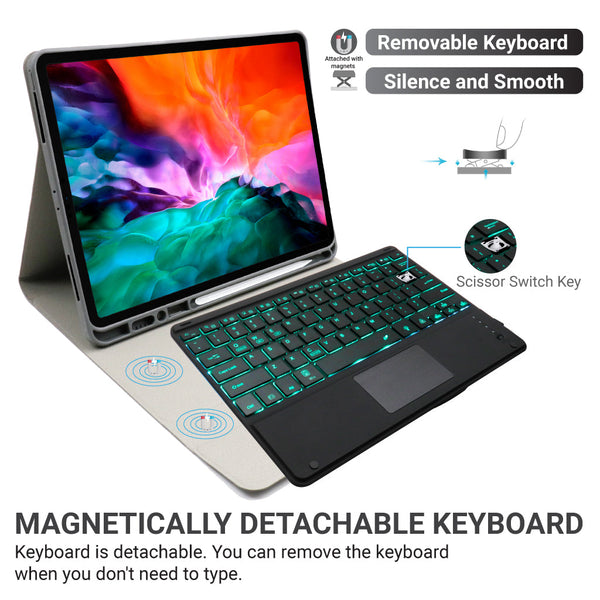 TECPHILE - HK131T Wireless Keyboard Case For iPad Pro 12.9 (Demo Unit) - 10