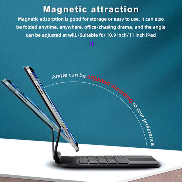 TECPHILE - P109 Magic keyboard Case for iPad - 5