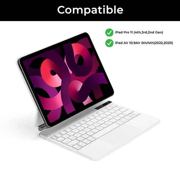 TECPHILE - P109 Magic keyboard Case for iPad - 32