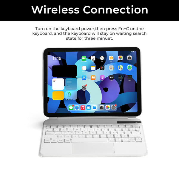 TECPHILE - P109 Magic keyboard Case for iPad - 27