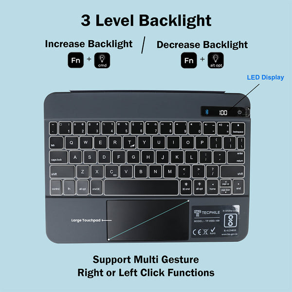 P109 Pro Magic Keyboard Case for iPad 10th Gen 2022 - 8