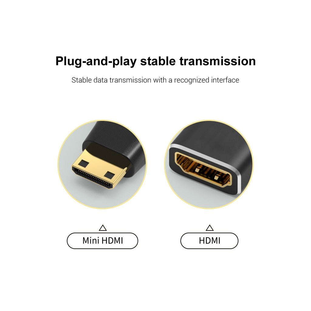 TECPHILE - 8K HDMI 2.1 to Mini HDMI Adapter