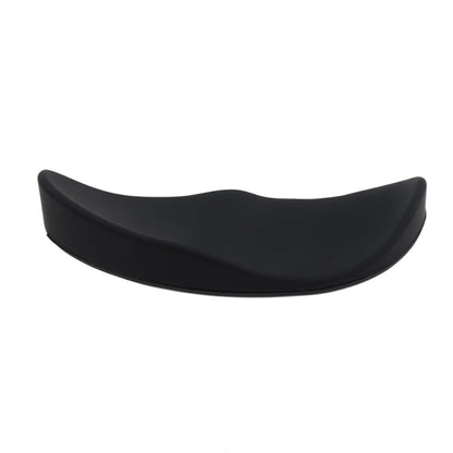 TECPHILE black ergonomic wrist support pad for right-handed users, designed to reduce pain and enhance comfort during mouse use.
