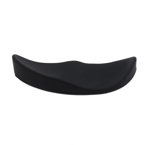 TECPHILE black ergonomic wrist support pad for right-handed users, designed to reduce pain and enhance comfort during mouse use.