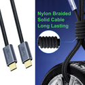 TECPHILE – 140W Type-C to Type-C PD Fast Charging Cable - 7