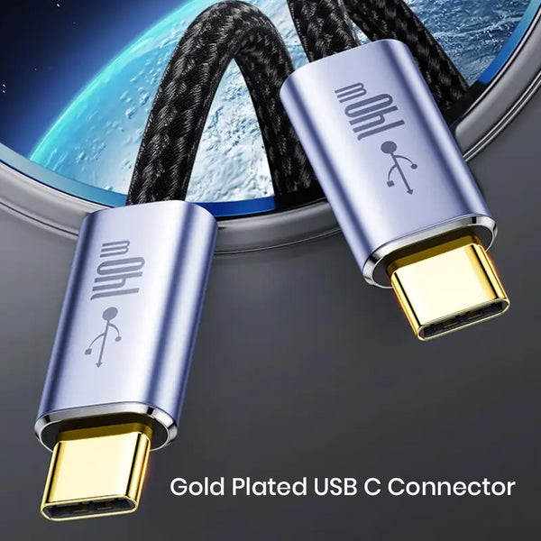 TECPHILE – 140W Type-C to Type-C PD Fast Charging Cable - 10