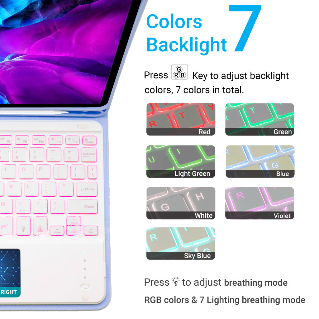 Concept-Kart-TECPHILE-PS11T-Wireless-Keyboard-Case-For-iPad-Sky-Blue-