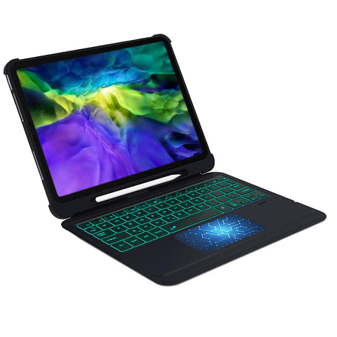Buy black TECPHILE - T207D Wireless Keyboard Case for iPad (Demo Unit)