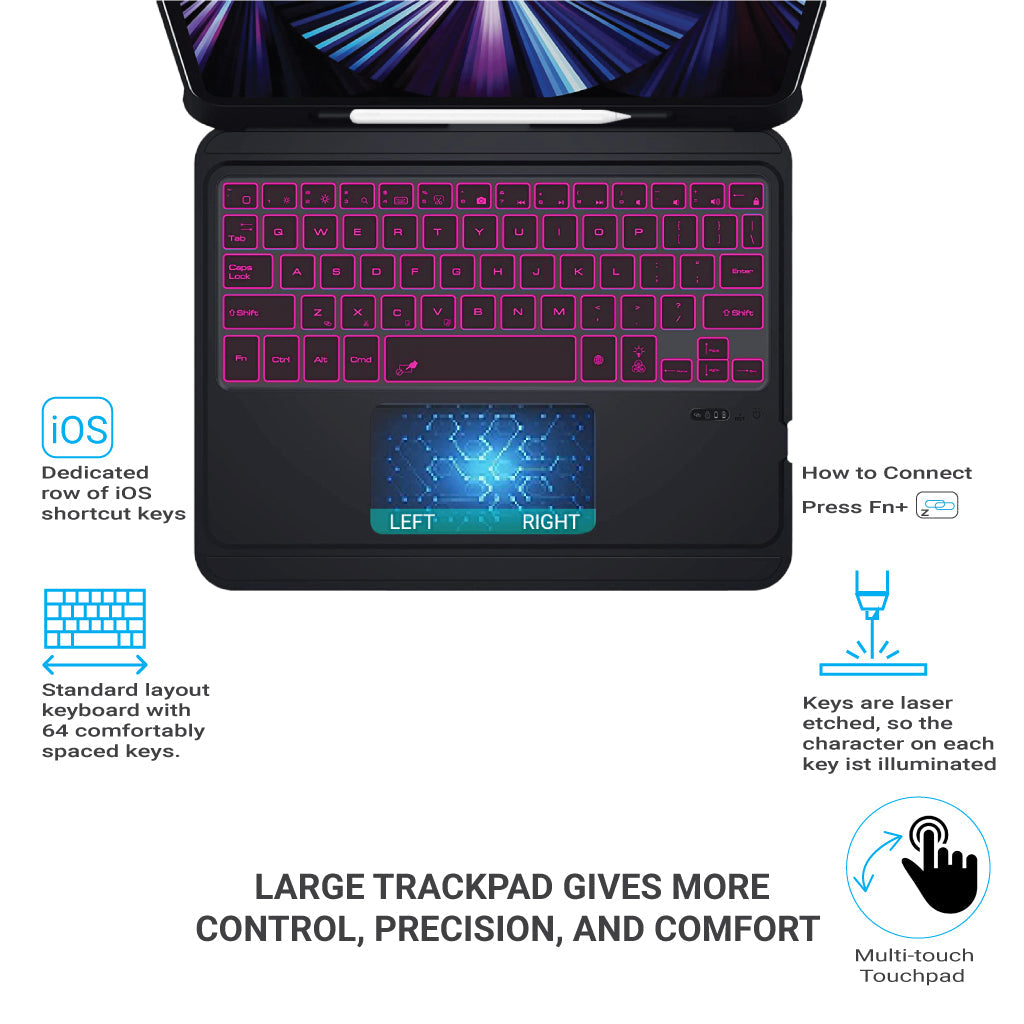 Concept-Kart-TECPHILE-T207D-Wireless-Keyboard-Case-For-iPad-Black-1_3