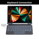 TECPHILE – T5507D Keyboard Case for iPad - 12