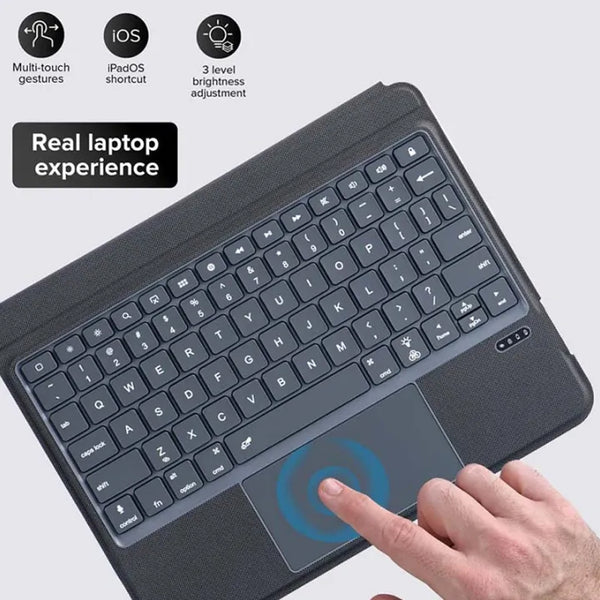 TECPHILE – T5508D Keyboard Case for iPad - 3