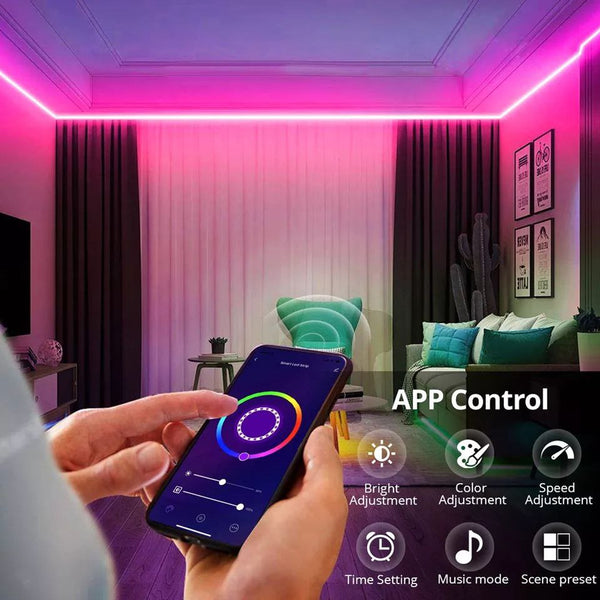 TECPHILE - Smart WIFI RGBW LED Strip Controller With Dual Connector - 4